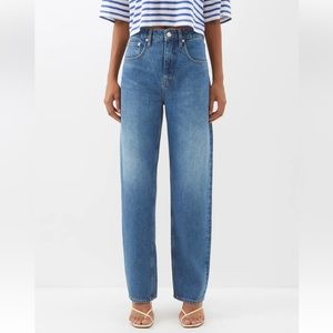 Frame denim barrel leg Nappa clean